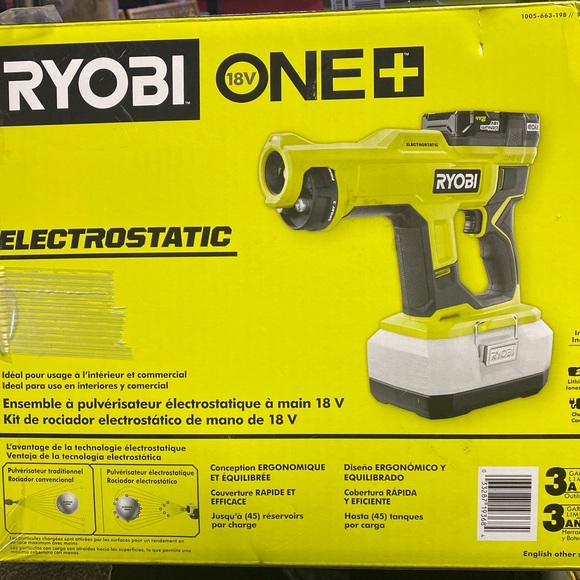 Nib ryobi electrostatic sprayer **** sealed***** - Picture 1 of 2